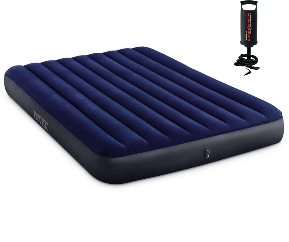 Intex Queen Dura-Beam Classic Downy Airbed SKU 64759 Intex Queen Dura-Beam Classic Downy Airbed SKU 64759